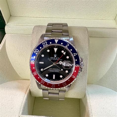 gmt anni 90 nero rolex|rolex 90s watch size.